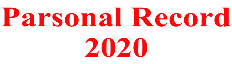 Parsonal Record 2020